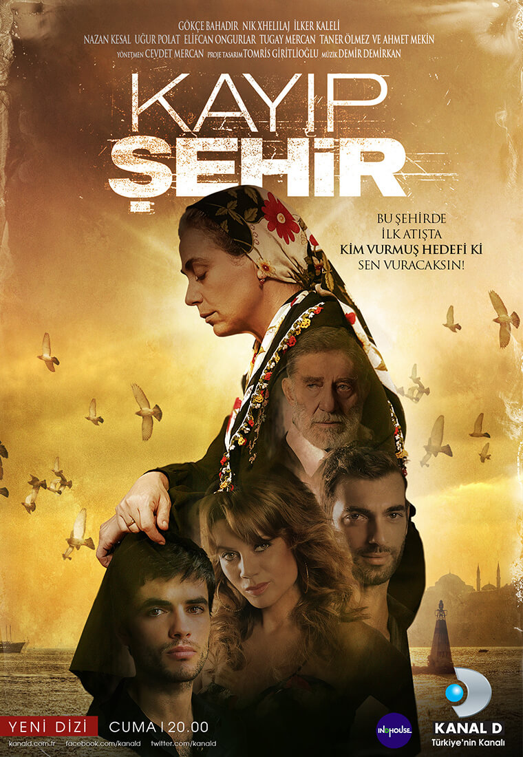 Турецкий сериал Потерянный город Постер турецкого сериала Потерянный город