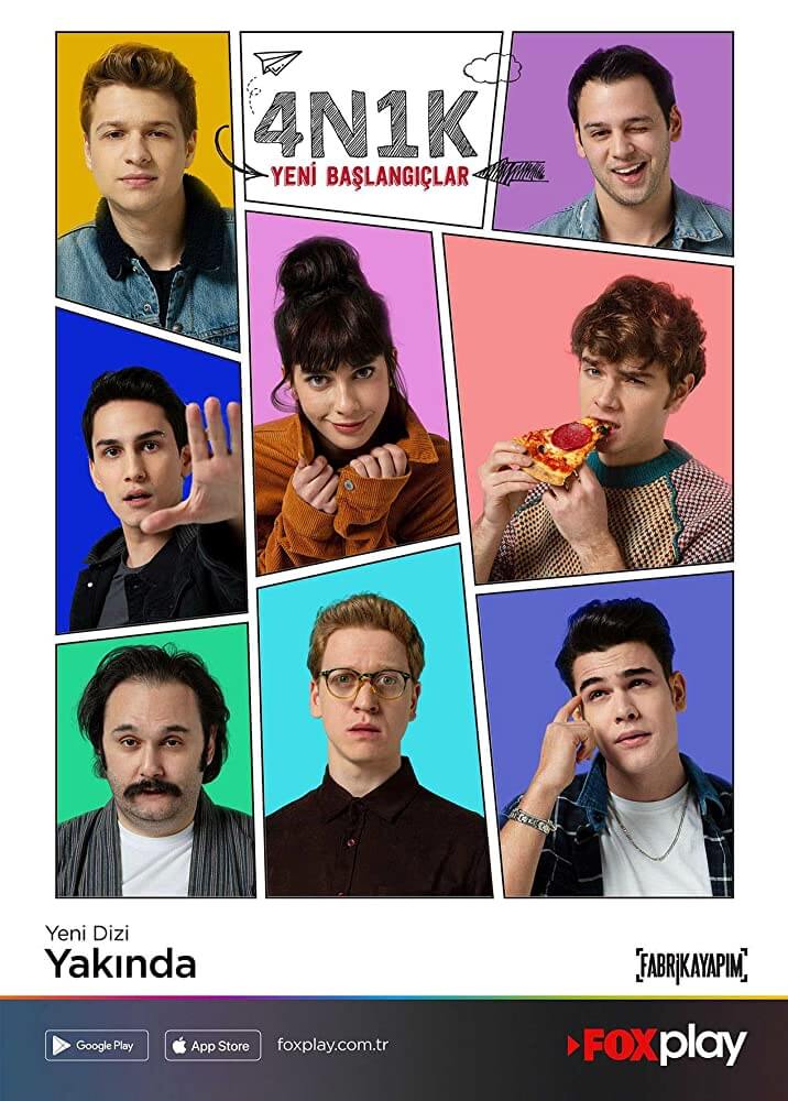 Постер турецкого сериала 4N1K Первая Любовь